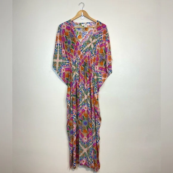 NATURAL LIFE Colorful Maxi Dress BNWT - Picture 2 of 11